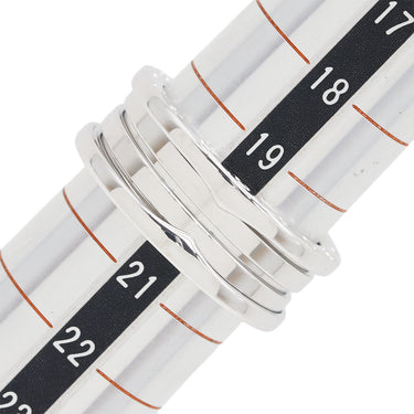 ブルガリ BVLGARI ビーゼロワン B-zero1 3バンドリング 326479 ホワイトゴールド K18WG #61(JP21) リング 指輪 750 18金 20号