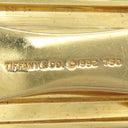 ティファニー Tiffany & Co ヴィンテージ シグネチャークロス イエローゴールド K18YG マネークリップ