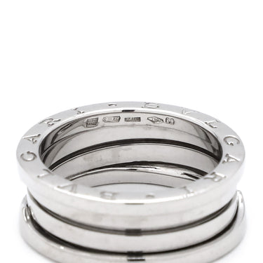 ブルガリ BVLGARI ビーゼロワン B-zero1 3バンドリング 324308 ホワイトゴールド K18WG #60(JP20) リング 指輪 750 18金 18.5号
