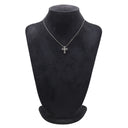ダミアーニ DAMIANI ベルエポック S ホワイトゴールド K18WG ブラックダイヤモンド ダイヤモンド ネックレス ペンダント 750 クロス 十字架 ブルニート加工