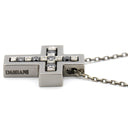 ダミアーニ DAMIANI ベルエポック S ホワイトゴールド K18WG ブラックダイヤモンド ダイヤモンド ネックレス ペンダント 750 クロス 十字架 ブルニート加工