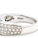 ブシュロン BOUCHERON ホワイトゴールド K18WG ダイヤモンド ブラックパール #53(JP13) リング 指輪 18K 750 18金 パヴェ 13号