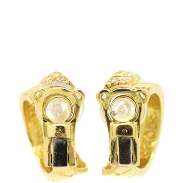 ヴァンクリーフアーペル Van Cleef & Arpels ダイヤ イエローゴールド K18YG ダイヤモンド イヤリング 750