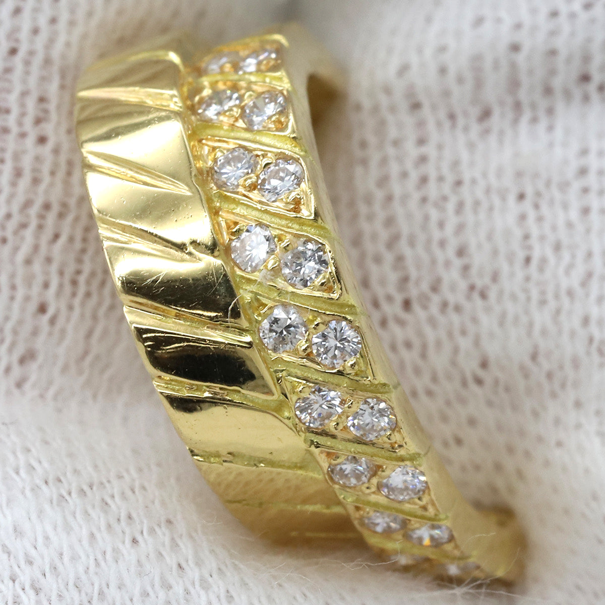 ヴァンクリーフ＆アーペル ダイヤモンド イヤリング K18YG