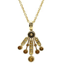 ブルガリ BVLGARI アストラーレ チェルキ イエローゴールド K18YG ダイヤモンド ネックレス BVLGARI Au750 18K ファイヤーワークス 花火モチーフ ダイヤ