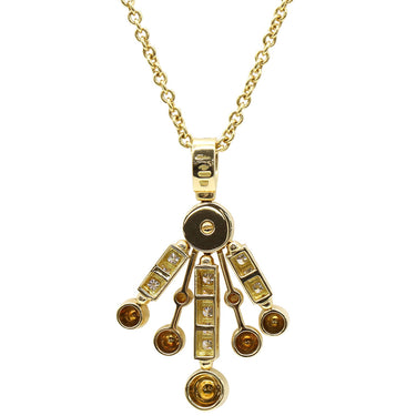 ブルガリ BVLGARI アストラーレ チェルキ イエローゴールド K18YG ダイヤモンド ネックレス BVLGARI Au750 18K ファイヤーワークス 花火モチーフ ダイヤ