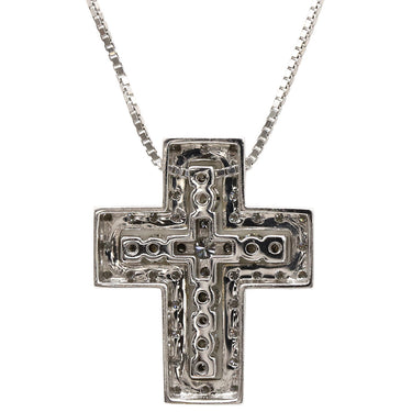 ダミアーニ DAMIANI ベルエポック S 20039535 ホワイトゴールド K18WG ダイヤモンド ネックレス ペンダント 750 18金 クロス 十字架 ダイヤモンド