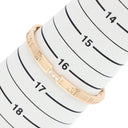 ティファニー Tiffany & Co アトラス ブレスレット 3P ダイヤ ピンクゴールド K18PG バングル AU750 18金