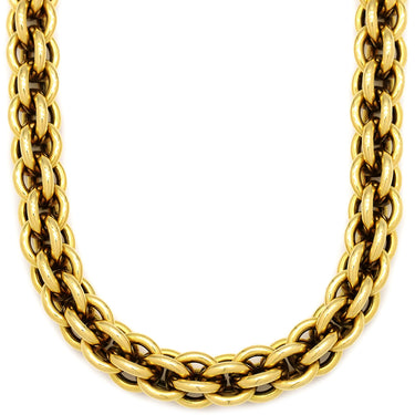 エルメス HERMES イエローゴールド K18YG ネックレス 750 YG 18K 18金 チェーン メンズ ヴィンテージ 希少 イエローゴールド