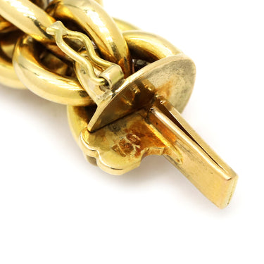 エルメス HERMES イエローゴールド K18YG ネックレス 750 YG 18K 18金 チェーン メンズ ヴィンテージ 希少 イエローゴールド