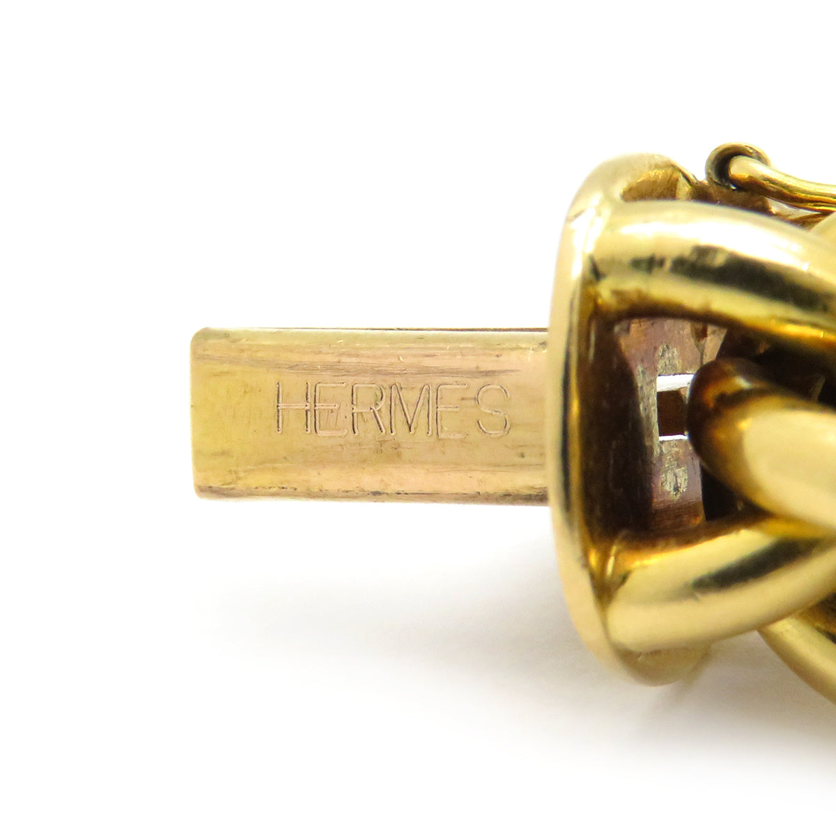 エルメス HERMES イエローゴールド K18YG ネックレス 750 YG 18K 18金