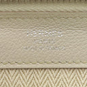 エルメス HERMES ジップタブレット べトン エバーカラー クラッチバッグ シルバー金具 オフホワイト