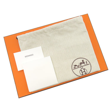 エルメス HERMES ジップタブレット べトン エバーカラー クラッチバッグ シルバー金具 オフホワイト