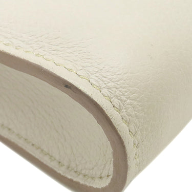 エルメス HERMES ジップタブレット べトン エバーカラー クラッチバッグ シルバー金具 オフホワイト