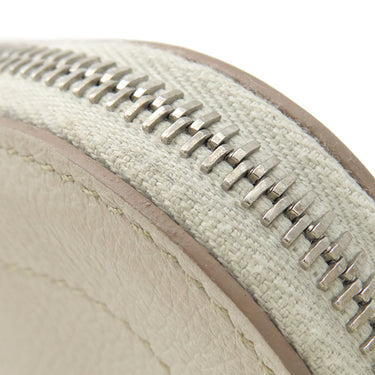 エルメス HERMES ジップタブレット べトン エバーカラー クラッチバッグ シルバー金具 オフホワイト