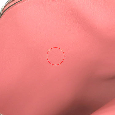 エルメス HERMES ジップアンゴー GM ローズエテ エバーカラー ポーチ シルバー金具 H金具