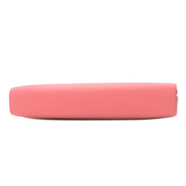 エルメス HERMES ジップアンゴー GM ローズエテ エバーカラー ポーチ シルバー金具 H金具