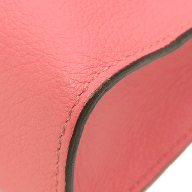 エルメス HERMES ジップアンゴー GM ローズエテ エバーカラー ポーチ シルバー金具 H金具