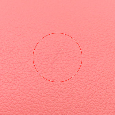 エルメス HERMES ジップアンゴー GM ローズエテ エバーカラー ポーチ シルバー金具 H金具