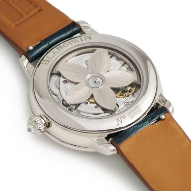 腕時計 ブランパン BLANCPAIN レディバード Heure Decentree 3650A-3554L-58B 自動巻き レディース K18WG無垢 純正ダイヤ オフセンター