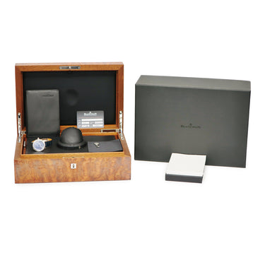 腕時計 ブランパン BLANCPAIN レディバード Heure Decentree 3650A-3554L-58B 自動巻き レディース K18WG無垢 純正ダイヤ オフセンター