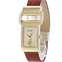 腕時計 ピアジェ PIAGET ミスプロトコール パヴェ P10110 クオーツ レディース K18YG無垢 純正ダイヤ イエローゴールド