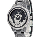 腕時計 クリスチャン・ディオール Christian Dior V3 CD124BE0C003 自動巻き メンズ レディース OH済 純正ダイヤ 黒 ムービングディスク 限定