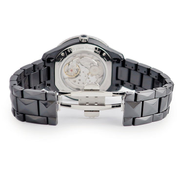 腕時計 クリスチャン・ディオール Christian Dior V3 CD124BE0C003 自動巻き メンズ レディース OH済 純正ダイヤ 黒 ムービングディスク 限定