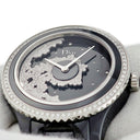 腕時計 クリスチャン・ディオール Christian Dior V3 CD124BE0C003 自動巻き メンズ レディース OH済 純正ダイヤ 黒 ムービングディスク 限定