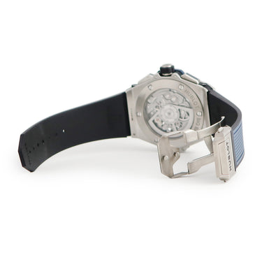 腕時計 ウブロ HUBLOT ビッグバン ウニコ チタニウム GMT 471.NX.7112.RX 自動巻き メンズ スケルトン デイ&ナイト