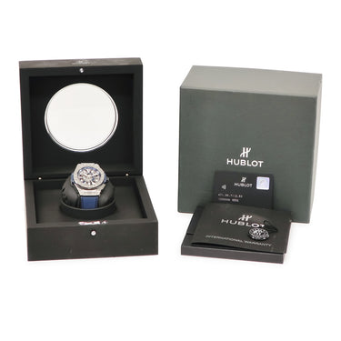 腕時計 ウブロ HUBLOT ビッグバン ウニコ チタニウム GMT 471.NX.7112.RX 自動巻き メンズ スケルトン デイ&ナイト