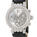 腕時計 ハリーウィンストン Harry Winston プルミエール クロノグラフ 200/UCA39W 自動巻き メンズ K18WG無垢 純正ダイヤ シェル デイト