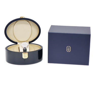 腕時計 ハリーウィンストン Harry Winston プルミエール クロノグラフ 200/UCA39W 自動巻き メンズ K18WG無垢 純正ダイヤ シェル デイト