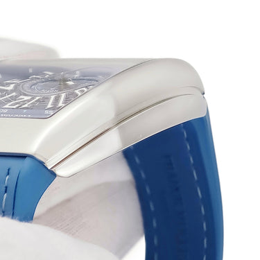 腕時計 フランクミュラー FRANCK MULLER ヴァンガード マリナー V43SCDTYTMAR ACAC 自動巻き メンズ ブルー デイト トノー トノウ