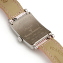 腕時計 フランクミュラー FRANCK MULLER ロングアイランド レリーフ 902QZD クオーツ レディース K18WG無垢 純正ダイヤ ブラックダイヤ