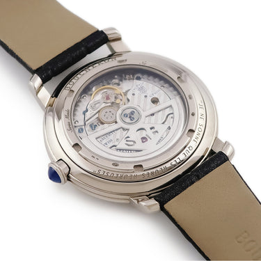 腕時計 ブシュロン BOUCHERON エピュール WA021101 自動巻き メンズ OH済 K18WG無垢 ホワイトゴールド シルバー バー シンプル