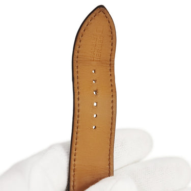 腕時計 エルメス HERMES ケープコッド GMT ナイト＆デイ CD6.910 自動巻き メンズ デイト ホワイト シルバー スクエア