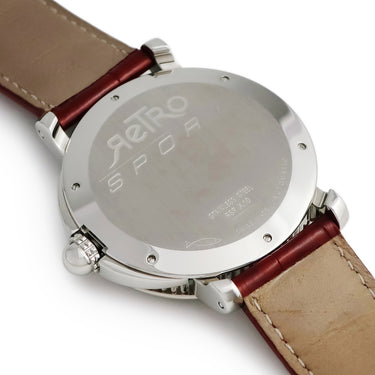 腕時計 ジェラルド・ジェンタ Gerald Genta レトロ スポーツ RSP.X.10 自動巻き メンズ 純正ブラックダイヤ&ルビー ジャンピングアワー