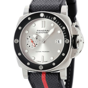 腕時計 パネライ PANERAI サブマーシブル クアランタクアトロ ルナ ロッサ PAM01681 AA番 自動巻き メンズ AA番 デイト シルバー 限定