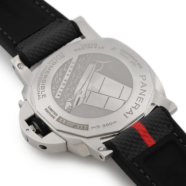 腕時計 パネライ PANERAI サブマーシブル クアランタクアトロ ルナ ロッサ PAM01681 AA番 自動巻き メンズ AA番 デイト シルバー 限定