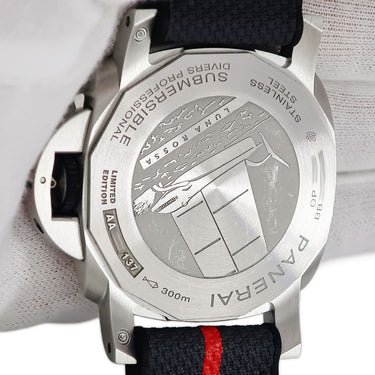 腕時計 パネライ PANERAI サブマーシブル クアランタクアトロ ルナ ロッサ PAM01681 AA番 自動巻き メンズ AA番 デイト シルバー 限定