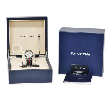 腕時計 パネライ PANERAI サブマーシブル クアランタクアトロ ルナ ロッサ PAM01681 AA番 自動巻き メンズ AA番 デイト シルバー 限定