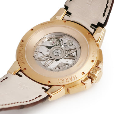 腕時計 ハリーウィンストン Harry Winston オーシャン レトログラード オートマ 42 OCEAHR42RR002 自動巻き メンズ K18RG 純正ダイヤ 限定20