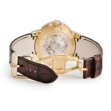 腕時計 ハリーウィンストン Harry Winston オーシャン レトログラード オートマ 42 OCEAHR42RR002 自動巻き メンズ K18RG 純正ダイヤ 限定20