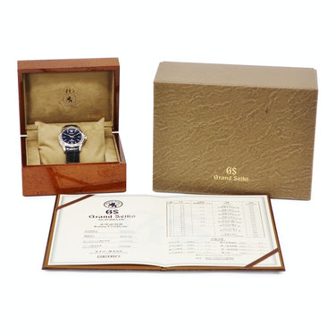 腕時計 グランドセイコー Grand Seiko 創業40周年記念モデル SBGR013 9S51-0030 自動巻き メンズ K18WG無垢 ブルー 青 獅子 2000年 限定
