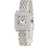 腕時計 ショパール CHOPARD クラシックダイヤモンド 10/6115-23 クオーツ レディース K18WG無垢 純正ダイヤ ホワイト 青針