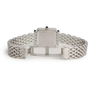 腕時計 ショパール CHOPARD クラシックダイヤモンド 10/6115-23 クオーツ レディース K18WG無垢 純正ダイヤ ホワイト 青針