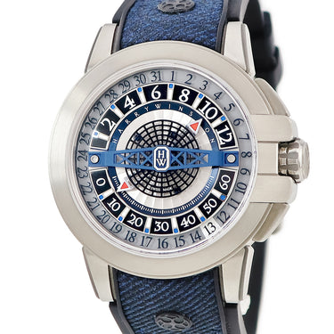 腕時計 ハリーウィンストン Harry Winston プロジェクト Z12 OCEAHR42ZZ001 自動巻き メンズ ザリウム レトログラード デイト ブルー 限定