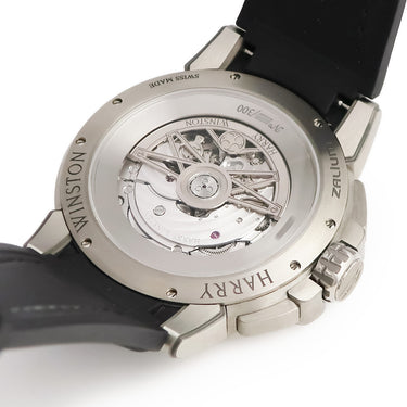 腕時計 ハリーウィンストン Harry Winston プロジェクト Z12 OCEAHR42ZZ001 自動巻き メンズ ザリウム レトログラード デイト ブルー 限定