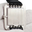 腕時計 ショパール CHOPARD - クオーツ メンズ レディース OH済 K18WG無垢 純正ダイヤ ブラック 黒 スクエア